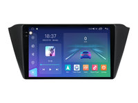 Navigatie dedicata cu Android Skoda Fabia III 2014 - 2021, 4GB RAM, Radio GPS Dual Zone, Display 2K QLED 9.5" Touchscreen, Internet Wi-Fi si slot SIM 4G, Bluetooth, MirrorLink, USB, Waze
