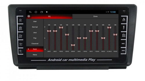 Navigatie dedicata cu Android Skoda Octavia II 2004 - 2013, 1GB RAM, Radio GPS Dual Zone, Display HD IPS 8" Touchscreen, Internet WiFi, Bluetooth, MirrorLink, USB, Waze