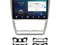 Navigatie dedicata cu Android Skoda Octavia II 2009 - 2013, gri, 2GB RAM, Radio GPS Dual Zone, Display HD IPS 10" Touchscreen, Internet Wi-Fi si slot SIM 4G, Bluetooth, MirrorLink, USB, Waze
