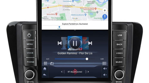 Navigatie dedicata cu Android Skoda Octavia III 2013 - 2020, 2GB RAM, Radio GPS Dual Zone, Touchscreen IPS 9.7" HD tip Tesla, Internet Wi-Fi, Bluetooth, MirrorLink, USB, Waze