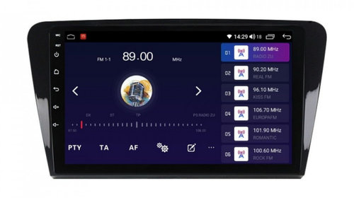 Navigatie dedicata cu Android Skoda Octavia III 2013 - 2020, 6GB RAM, Radio GPS Dual Zone, Display HD IPS 10" Touchscreen, Internet Wi-Fi si slot SIM 4G, Bluetooth, MirrorLink, USB, Waze