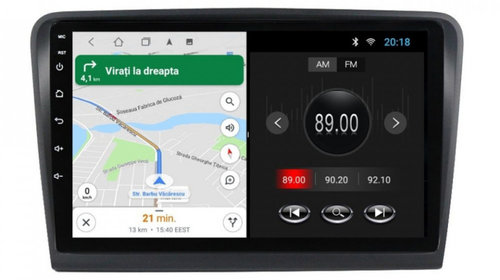 Navigatie dedicata cu Android Skoda Superb II 2008 - 2015, 1GB RAM, Radio GPS Dual Zone, Display HD IPS 10" Touchscreen, Internet Wi-Fi, Bluetooth, MirrorLink, USB, Waze