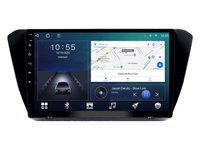 Navigatie dedicata cu Android Skoda Superb III 2015 - 2017, 2GB RAM, Radio GPS Dual Zone, Display HD IPS 10" Touchscreen, Internet Wi-Fi si slot SIM 4G, Bluetooth, MirrorLink, USB, Waze