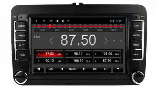 Navigatie dedicata cu Android Skoda Yeti 2009 - 2018, 2GB RAM, Radio GPS Dual Zone, Display HD IPS 7" Touchscreen, Internet Wi-Fi, Bluetooth, MirrorLink, USB, Waze