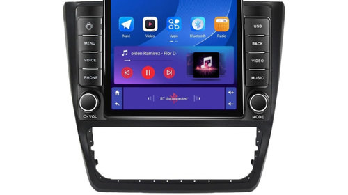 Navigatie dedicata cu Android Skoda Yeti 2009 - 2018, 2GB RAM, Radio GPS Dual Zone, Touchscreen IPS 9.7" HD tip Tesla, Internet Wi-Fi, Bluetooth, MirrorLink, USB, Waze