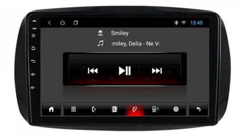 Navigatie dedicata cu Android Smart Forfour dupa 2014, 1GB RAM, Radio GPS Dual Zone, Display HD IPS 9" Touchscreen, Internet Wi-Fi, Bluetooth, MirrorLink, USB, Waze
