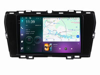 Navigatie dedicata cu Android Ssangyong Tivoli dupa 2020, 12GB RAM, Radio GPS Dual Zone, Display 2K QLED 9.5" Touchscreen, Internet Wi-Fi si slot SIM 4G, Bluetooth, MirrorLink, USB, Waze
