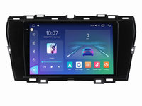 Navigatie dedicata cu Android Ssangyong Tivoli dupa 2020, 8GB RAM, Radio GPS Dual Zone, Display 2K QLED 9.5" Touchscreen, Internet Wi-Fi si slot SIM 4G, Bluetooth, MirrorLink, USB, Waze