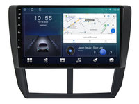 Navigatie dedicata cu Android Subaru Impreza / XV / WRX 2007 - 2014, 2GB RAM, Radio GPS Dual Zone, Display HD IPS 9" Touchscreen, Internet Wi-Fi si slot SIM 4G, Bluetooth, MirrorLink, USB, Waze