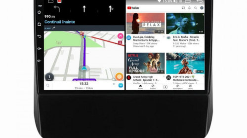 Navigatie dedicata cu Android Subaru Impreza / XV 2017 - 2020, 8GB RAM, Radio GPS Dual Zone, Display HD IPS 9" Touchscreen, Internet Wi-Fi si slot SIM 4G, Bluetooth, MirrorLink, USB, Waze