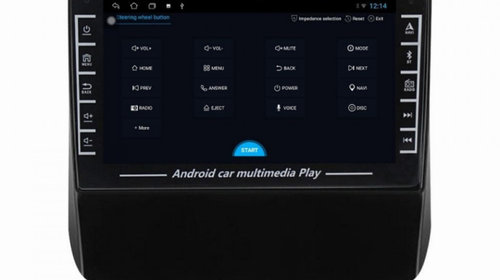 Navigatie dedicata cu Android Subaru Impreza / XV 2017 - 2020, 1GB RAM, Radio GPS Dual Zone, Display HD IPS 8" Touchscreen, Internet Wi-Fi, Bluetooth, MirrorLink, USB, Waze