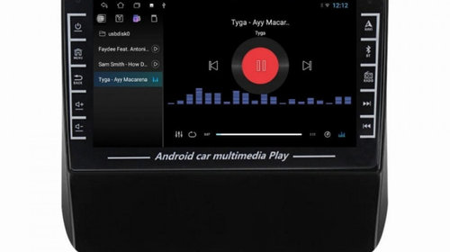 Navigatie dedicata cu Android Subaru Impreza / XV 2017 - 2020, 1GB RAM, Radio GPS Dual Zone, Display HD IPS 8" Touchscreen, Internet Wi-Fi, Bluetooth, MirrorLink, USB, Waze