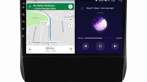 Navigatie dedicata cu Android Subaru Impreza / XV 2017 - 2020, 8GB RAM, Radio GPS Dual Zone, Display HD IPS 9" Touchscreen, Internet Wi-Fi si slot SIM 4G, Bluetooth, MirrorLink, USB, Waze