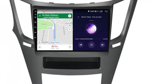 Navigatie dedicata cu Android Subaru Outback / Legacy 2009 - 2014, 8GB RAM, Radio GPS Dual Zone, Display HD IPS 9" Touchscreen, Internet Wi-Fi si slot SIM 4G, Bluetooth, MirrorLink, USB, Waze