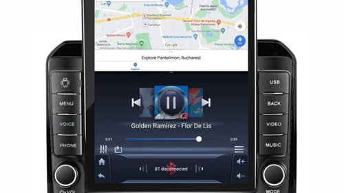 Navigatie dedicata cu Android Suzuki Ignis III dupa 2016, 2GB RAM, Radio GPS Dual Zone, Touchscreen IPS 9.7" HD tip Tesla, Internet Wi-Fi, Bluetooth, MirrorLink, USB, Waze