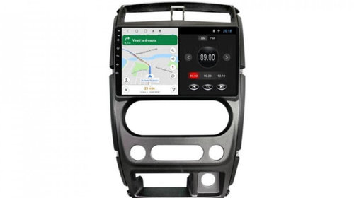 Navigatie dedicata cu Android Suzuki Jimny 2005 - 2018, 2GB RAM, Radio GPS Dual Zone, Display HD IPS 9" Touchscreen, Internet Wi-Fi, Bluetooth, MirrorLink, USB, Waze