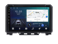 Navigatie dedicata cu Android Suzuki Jimny dupa 2018, 2GB RAM, Radio GPS Dual Zone, Display HD IPS 9" Touchscreen, Internet Wi-Fi si slot SIM 4G, Bluetooth, MirrorLink, USB, Waze