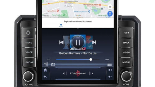 Navigatie dedicata cu Android Suzuki Jimny dupa 2018, 2GB RAM, Radio GPS Dual Zone, Touchscreen IPS 9.7" HD tip Tesla, Internet Wi-Fi, Bluetooth, MirrorLink, USB, Waze