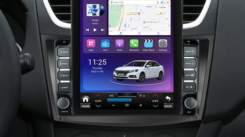 Navigatie dedicata cu Android Suzuki Swift IV 2010 - 2017, 4GB RAM, Radio GPS Dual Zone, Touchscreen IPS 9.7" HD tip Tesla, Internet Wi-Fi si slot SIM 4G, Bluetooth, MirrorLink, USB, Waze