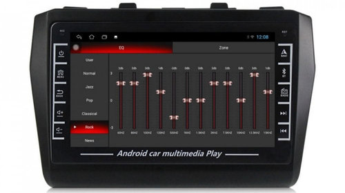 Navigatie dedicata cu Android Suzuki Swift V dupa 2017, 1GB RAM, Radio GPS Dual Zone, Display HD IPS 8" Touchscreen, Internet Wi-Fi, Bluetooth, MirrorLink, USB, Waze
