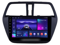 Navigatie dedicata cu Android Suzuki SX4 S-Cross dupa 2013, 3GB RAM, Radio GPS Dual Zone, Display HD IPS 9" Touchscreen, Internet Wi-Fi si slot SIM 4G, Bluetooth, MirrorLink, USB, Waze