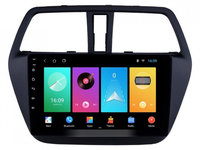 Navigatie dedicata cu Android Suzuki SX4 S-Cross dupa 2013, 1GB RAM, Radio GPS Dual Zone, Display HD IPS 9" Touchscreen, Internet Wi-Fi, Bluetooth, MirrorLink, USB, Waze