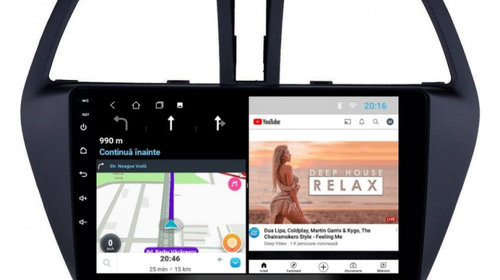Navigatie dedicata cu Android Suzuki SX4 S-Cross dupa 2013, 1GB RAM, Radio GPS Dual Zone, Display HD IPS 9" Touchscreen, Internet Wi-Fi, Bluetooth, MirrorLink, USB, Waze