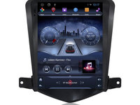 Navigatie dedicata cu Android tip tesla Chevrolet Cruze 2008 - 2013, 2GB RAM, Radio GPS Dual Zone, Touchscreen IPS 9.7" HD, Internet Wi-Fi, Bluetooth, MirrorLink, USB, Waze