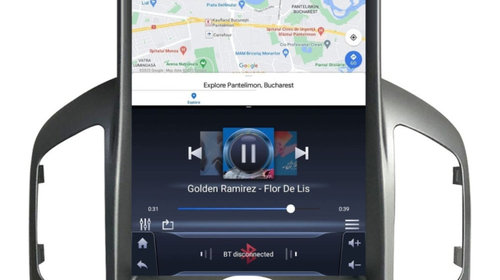 Navigatie dedicata cu Android tip tesla Chevrolet Captiva 2011 - 2016, 2GB RAM, Radio GPS Dual Zone, Touchscreen IPS 9.7" HD, Internet Wi-Fi, Bluetooth, MirrorLink, USB, Waze