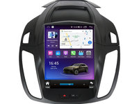 Navigatie dedicata cu Android tip tesla Ford Kuga II 2012 - 2019, 8GB RAM, Radio GPS Dual Zone, Touchscreen IPS 9.7" HD, Internet Wi-Fi si slot SIM 4G, Bluetooth, MirrorLink, USB, Waze