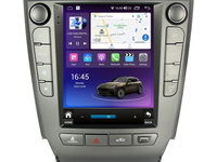 Navigatie dedicata cu Android tip tesla Lexus IS 2005 - 2013, 4GB RAM, Radio GPS Dual Zone, Touchscreen IPS 9.7" HD, Internet Wi-Fi si slot SIM 4G, Bluetooth, MirrorLink, USB, Waze