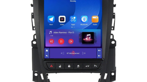 Navigatie dedicata cu Android tip tesla Opel Astra J 2009 - 2018, 2GB RAM, Radio GPS Dual Zone, Touchscreen IPS 9.7" HD, Internet Wi-Fi, Bluetooth, MirrorLink, USB, Waze