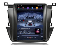 Navigatie dedicata cu Android tip tesla Toyota Rav 4 IV 2013 - 2018, 2GB RAM, Radio GPS Dual Zone, Touchscreen IPS 9.7" HD, Internet Wi-Fi, Bluetooth, MirrorLink, USB, Waze