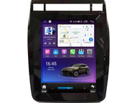 Navigatie dedicata cu Android tip tesla VW Touareg 7P 2010 - 2018, 4GB RAM, Radio GPS Dual Zone, Touchscreen IPS 9.7" HD, Internet Wi-Fi si slot SIM 4G, Bluetooth, MirrorLink, USB, Waze