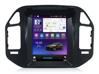 Navigatie dedicata cu Android tip tesla Mitsubishi Pajero III 2001 - 2006, 8GB RAM, Radio GPS Dual Zone, Touchscreen IPS 9.7" HD, Internet Wi-Fi si slot SIM 4G, Bluetooth, MirrorLink, USB, Waze