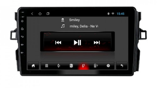 Navigatie dedicata cu Android Toyota Auris 2006 - 2012, 1GB RAM, Radio GPS Dual Zone, Display HD IPS 9" Touchscreen, Internet Wi-Fi, Bluetooth, MirrorLink, USB, Waze
