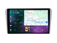 Navigatie dedicata cu Android Toyota Avensis T25 2003 - 2009, 12GB RAM, Radio GPS Dual Zone, Display 2K QLED 9.5" Touchscreen, Internet Wi-Fi si slot SIM 4G, Bluetooth, MirrorLink, USB, Waze