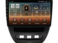 Navigatie dedicata cu Android Toyota Aygo 2005 - 2014, 8GB RAM, Radio GPS Dual Zone, Display HD IPS 10" Touchscreen, Internet Wi-Fi si slot SIM 4G, Bluetooth, MirrorLink, USB, Waze