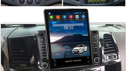 Navigatie dedicata cu Android Toyota Hilux VII 2004 - 2015, 2GB RAM, Radio GPS Dual Zone, Touchscreen IPS 9.7" HD tip Tesla, Internet Wi-Fi, Bluetooth, MirrorLink, USB, Waze