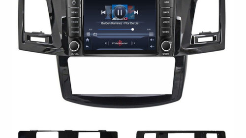 Navigatie dedicata cu Android Toyota Hilux VII 2004 - 2015, 2GB RAM, Radio GPS Dual Zone, Touchscreen IPS 9.7" HD tip Tesla, Internet Wi-Fi, Bluetooth, MirrorLink, USB, Waze
