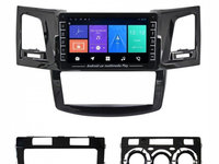 Navigatie dedicata cu Android Toyota Hilux VII 2004 - 2015, 1GB RAM, Radio GPS Dual Zone, Display HD IPS 8" Touchscreen, Internet Wi-Fi, Bluetooth, MirrorLink, USB, Waze