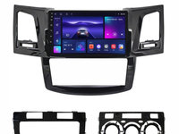 Navigatie dedicata cu Android Toyota Hilux VII 2004 - 2015, 3GB RAM, Radio GPS Dual Zone, Display HD IPS 9" Touchscreen, Internet Wi-Fi si slot SIM 4G, Bluetooth, MirrorLink, USB, Waze