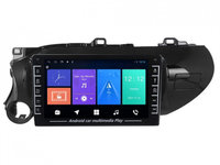 Navigatie dedicata cu Android Toyota Hilux VIII dupa 2015, 1GB RAM, Radio GPS Dual Zone, Display HD IPS 8" Touchscreen, Internet Wi-Fi, Bluetooth, MirrorLink, USB, Waze