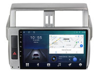 Navigatie dedicata cu Android Toyota Land Cruiser Prado J150 2013 - 2017, 2GB RAM, Radio GPS Dual Zone, Display HD IPS 10" Touchscreen, Internet Wi-Fi si slot SIM 4G, Bluetooth, MirrorLink, USB, Waze