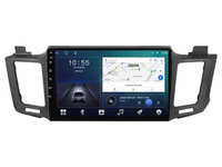 Navigatie dedicata cu Android Toyota Rav 4 IV 2013 - 2018, 2GB RAM, Radio GPS Dual Zone, Display HD IPS 10" Touchscreen, Internet Wi-Fi si slot SIM 4G, Bluetooth, MirrorLink, USB, Waze