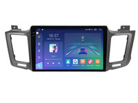 Navigatie dedicata cu Android Toyota Rav 4 IV 2013 - 2018, 8GB RAM, Radio GPS Dual Zone, Display 2K QLED 10.36" Touchscreen, Internet Wi-Fi si slot SIM 4G, Bluetooth, MirrorLink, USB, Waze