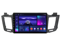 Navigatie dedicata cu Android Toyota Rav 4 IV 2013 - 2018, 3GB RAM, Radio GPS Dual Zone, Display HD IPS 10" Touchscreen, Internet Wi-Fi si slot SIM 4G, Bluetooth, MirrorLink, USB, Waze