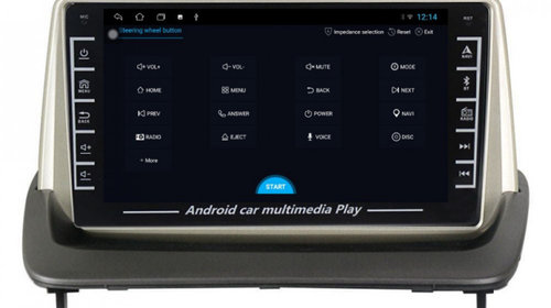 Navigatie dedicata cu Android Volvo C30 / C70 II / S40 II / V50 2004 - 2013, 1GB RAM, Radio GPS Dual Zone, Display HD IPS 8" Touchscreen, Internet Wi-Fi, Bluetooth, MirrorLink, USB, Waze
