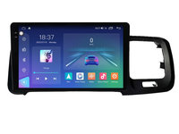 Navigatie dedicata cu Android Volvo S60 II / V60 I 2010 - 2014, 8GB RAM, Radio GPS Dual Zone, Display 2K QLED 9.5" Touchscreen, Internet Wi-Fi si slot SIM 4G, Bluetooth, MirrorLink, USB, Waze
