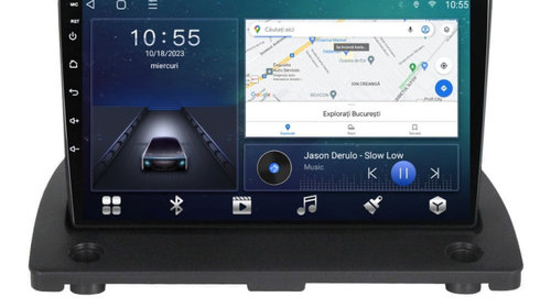 Navigatie dedicata cu Android Volvo XC90 I 2002 - 2015, 3GB RAM, Radio GPS Dual Zone, Display HD IPS 9" Touchscreen, Internet Wi-Fi si slot SIM 4G, Bluetooth, MirrorLink, USB, Waze
